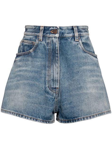 prada jean shorts